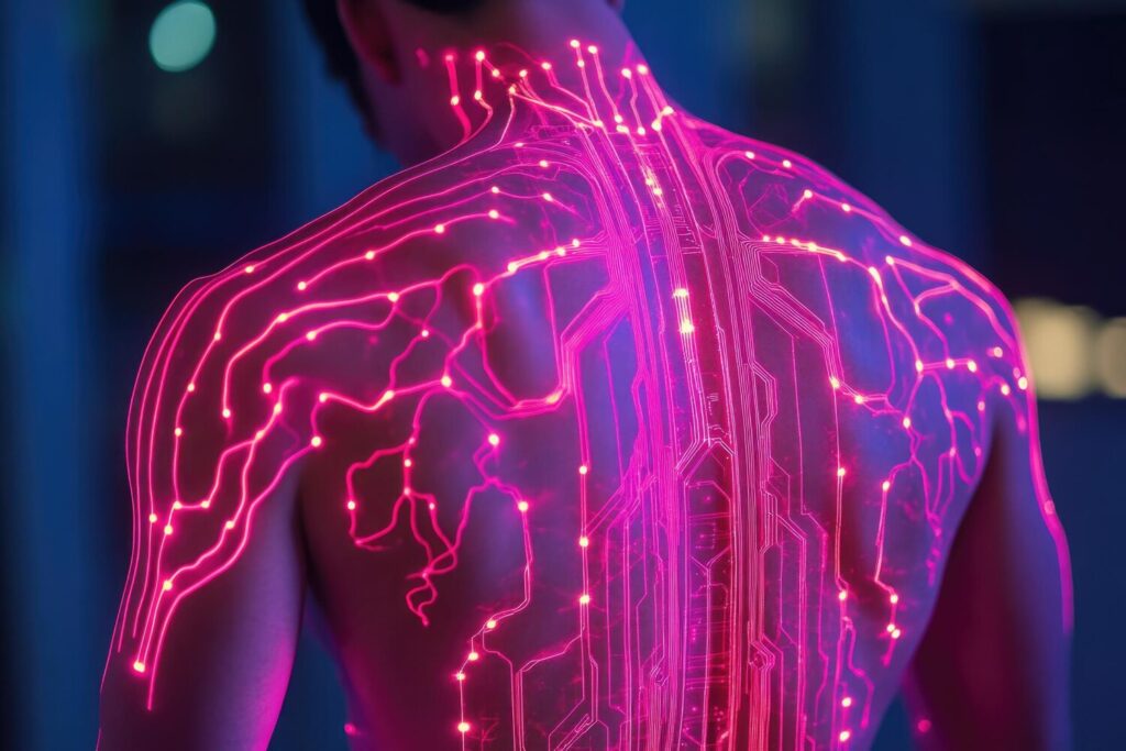 Man with glowing body dark 1254813 117234 Man with glowing body dark 1254813 117234